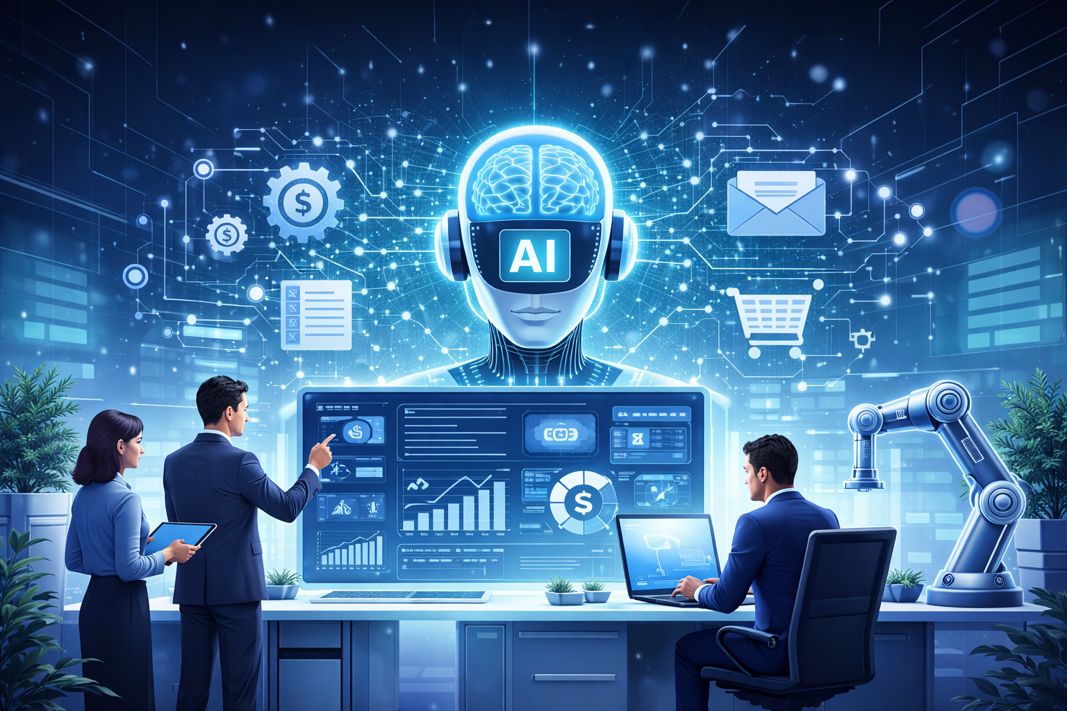 AI tools for small business resource hub